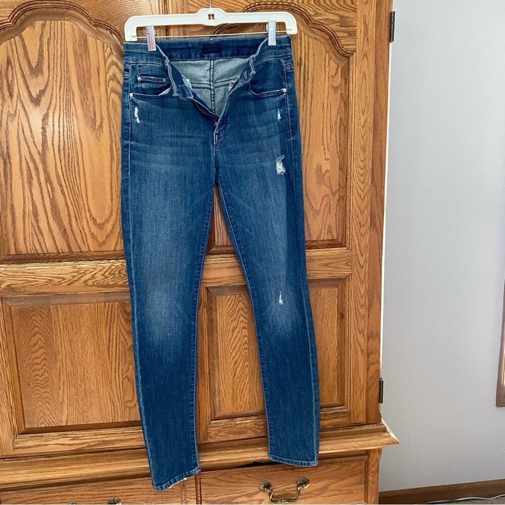 Mother The Looker Homebound Dark Wash Straight Leg Jeans Women’s Sz 26 - Picture 2 of 16